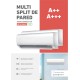 Aire acondicionado Mutli Split ALMISON 3X1 ALM912A18 3.000 Frigorías