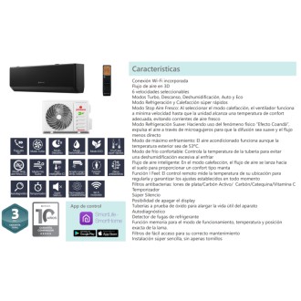 Aire acondicionado  Johnson Split Quality Connexion Wi-Fi 2.200 Frigorías
